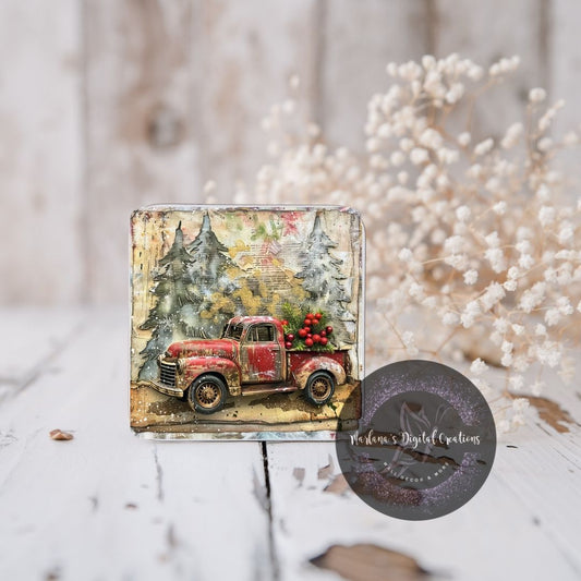 Christmas Truck 29 Coaster