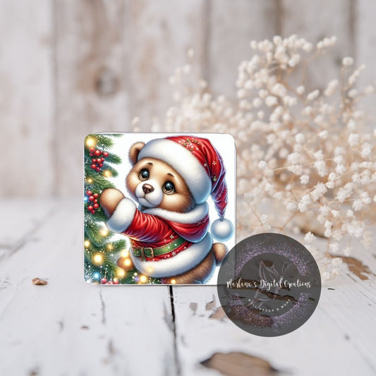 Christmas Bear 39 Coaster