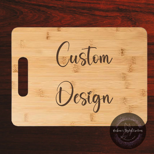Custom Design - Large Rectangle Cutting Board