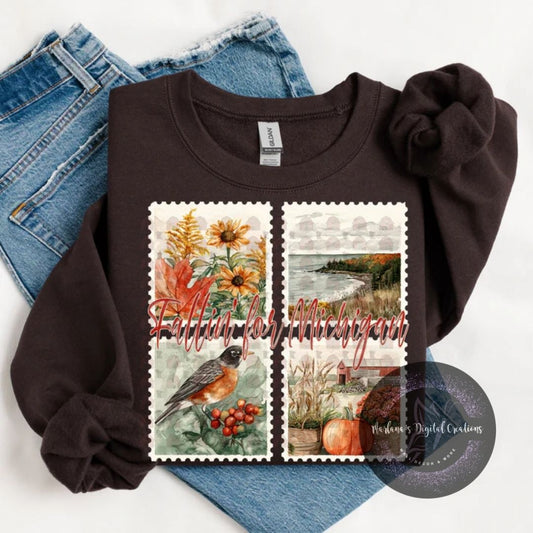 Fall For Michigan Stamp CPC
