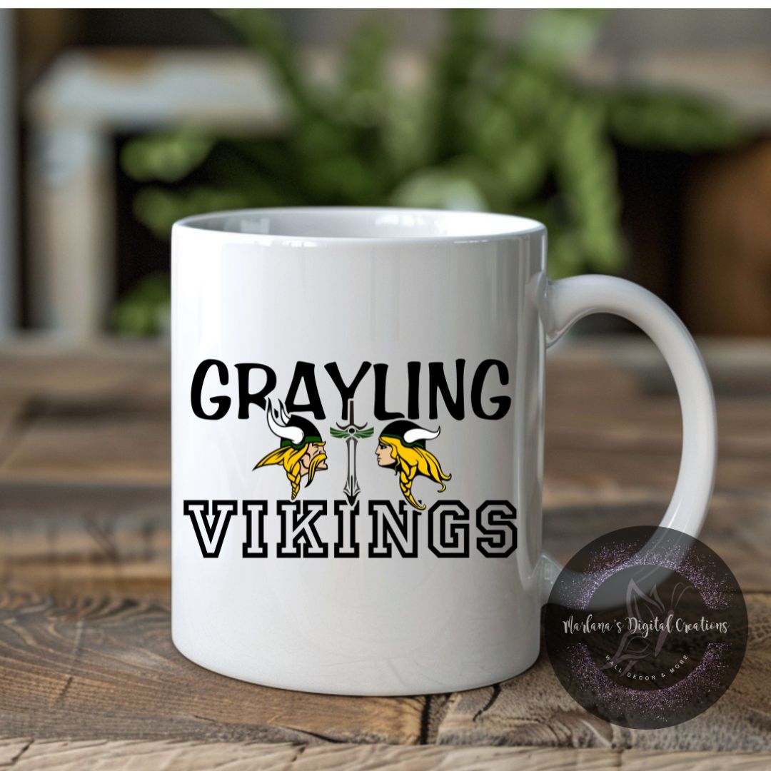 Grayling Vikings New - Mug