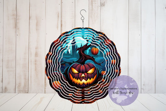 Halloween Pumpkin 4 - 6" Wind Spinner