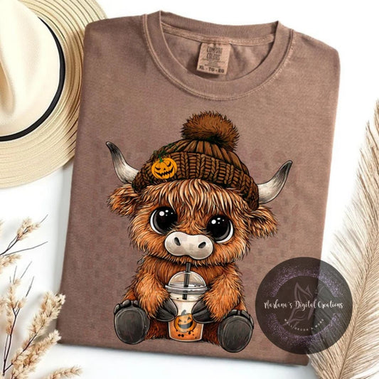 Highland Cow Pumpkin Spice CPC