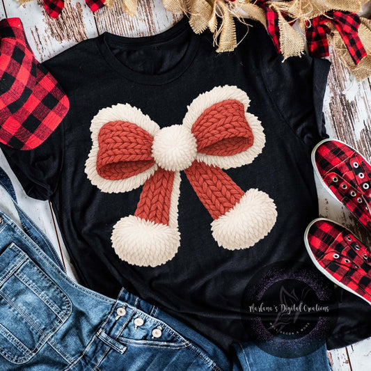 Christmas Bow Yarn HMD