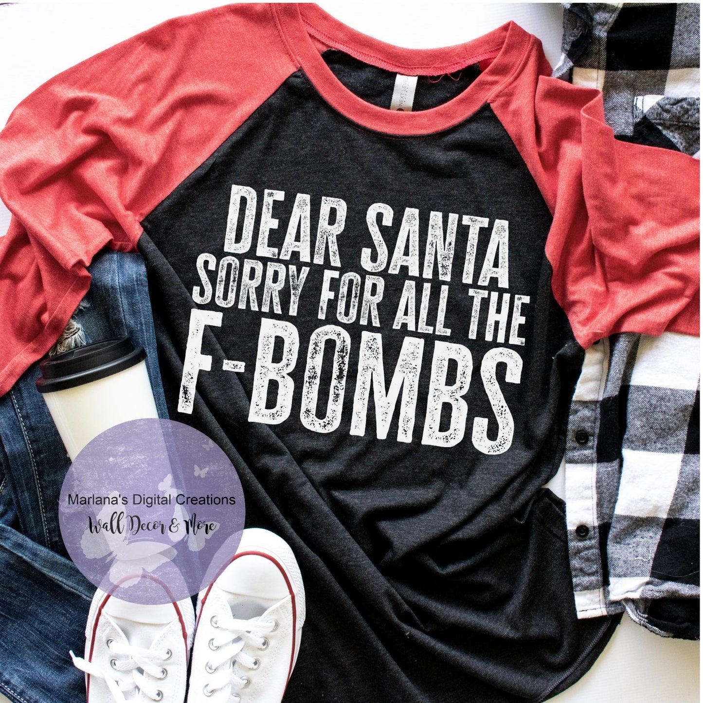 Dear Santa Sorry For All The F-Bombs HMD