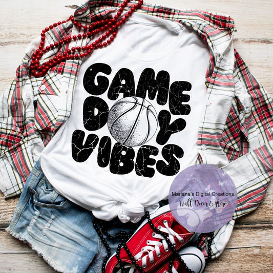 Game Day Vibes Basketball HMD