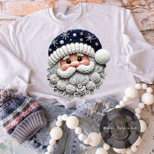 Santa 1 Blue Yarn HMD