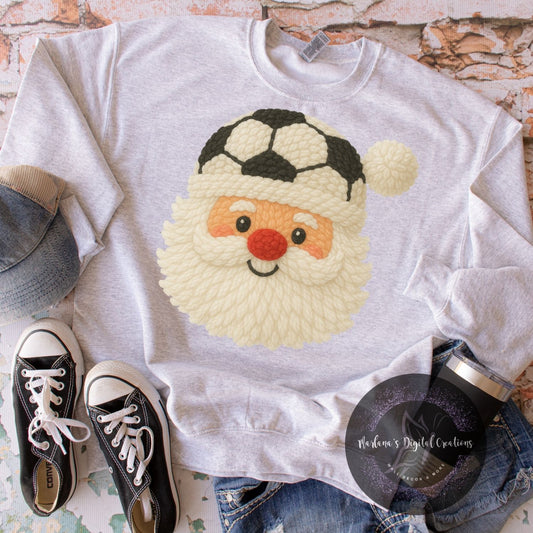 Sports Santa Soccer Yarn HMD