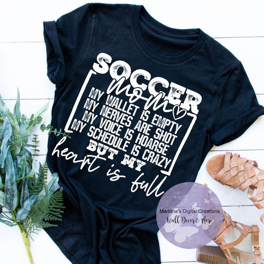 Soccer Mom Heart Is Full HMD