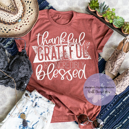 Thankful Grateful & Incredibly Blessed HMD