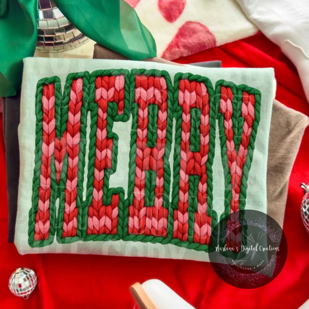 Merry Checkered Yarn Print CPC