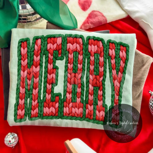 Merry Checkered Yarn Print CPC