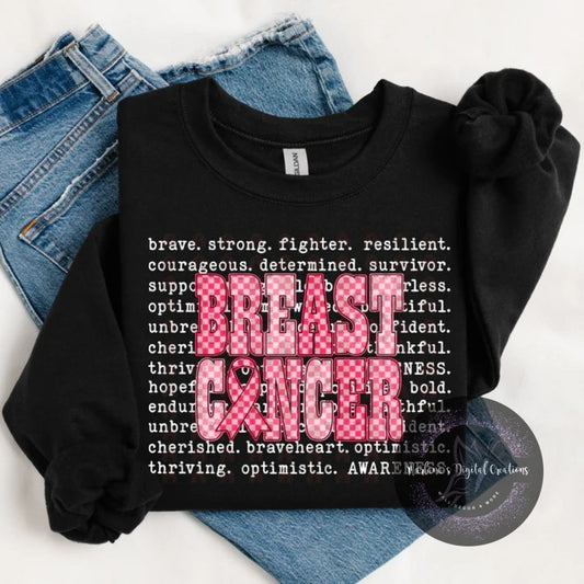 Breast Cancer Typography CPC