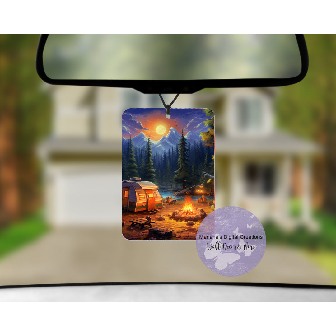 Camping Scene 94 Car Freshener