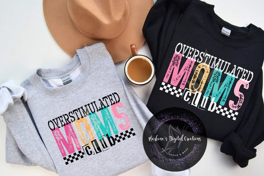 Checkered Overstimulated Moms Club CPC