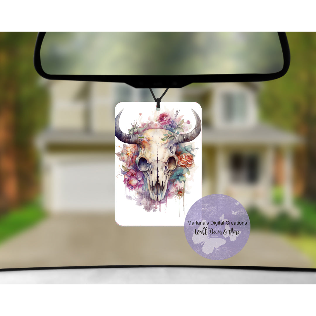 Cow Skull 218 Car Freshener