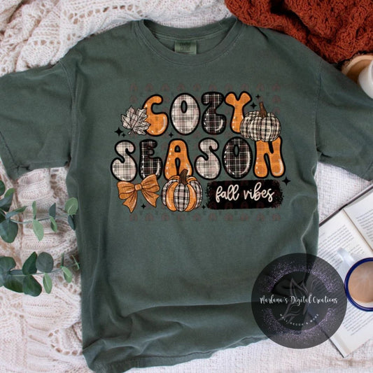 Cozy Season Plaid Fall Vibes CPC