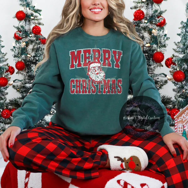 Distressed Merry Christmas CPC