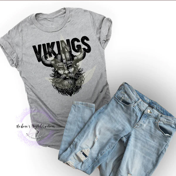 Vikings Distressed Mascot CPC