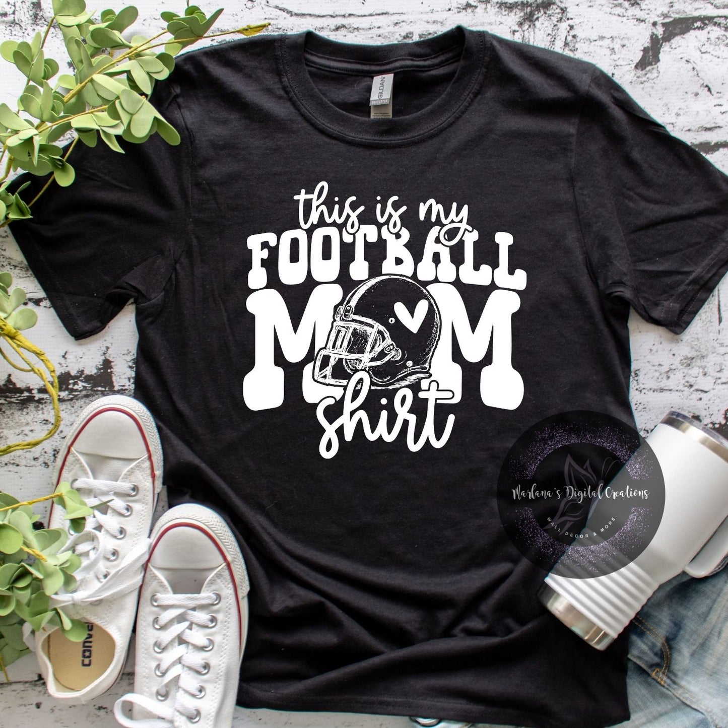 This Is My Football Mom Shirt HMD