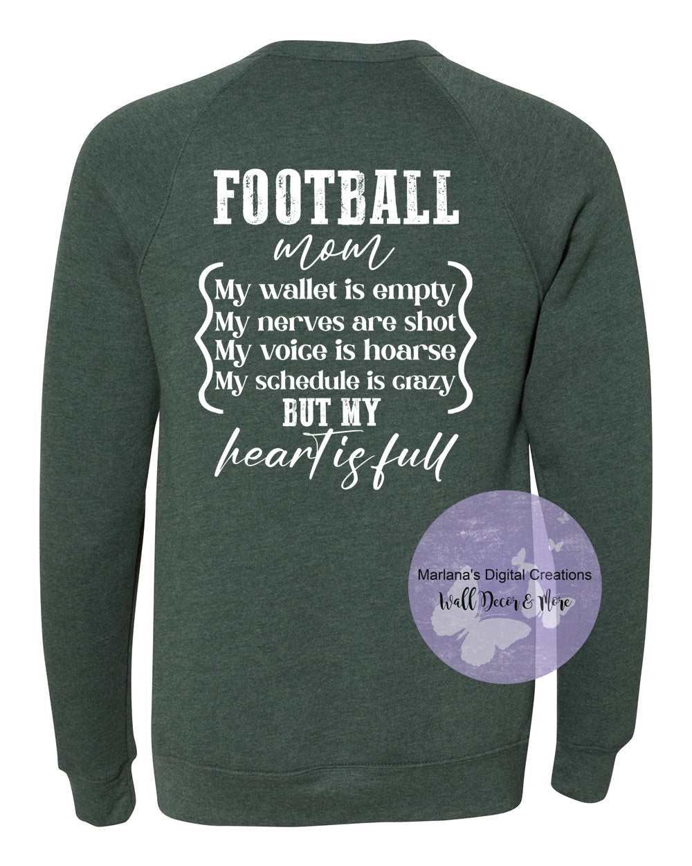 Football Mom Heart Is Full MDC