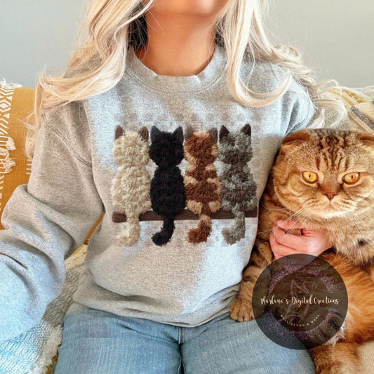 Four Cats On A Shelf Yarn CPC