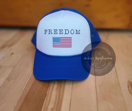 Freedom Blue Trucker Hat CPC