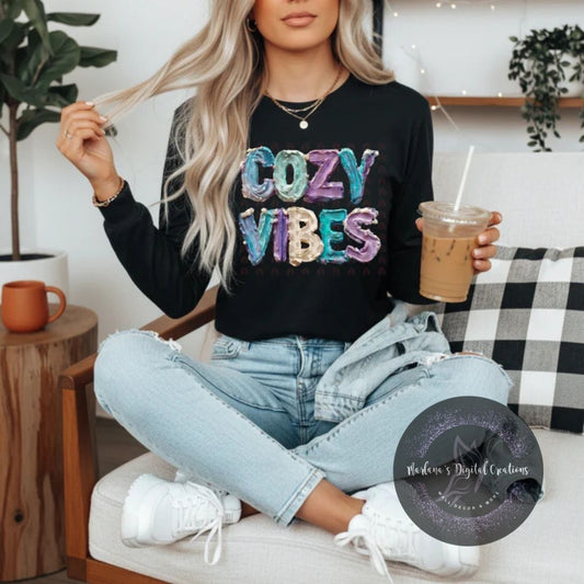 Hand Painted Cozy Vibes CPC