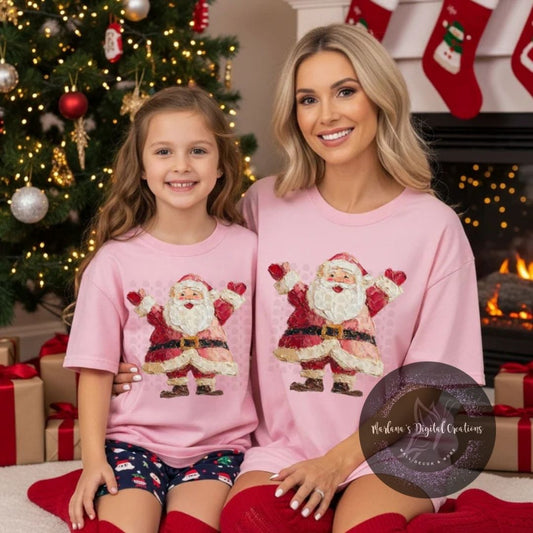 Hand Painted Santa CPC