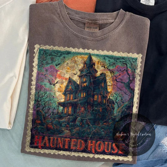 Haunted House Stamp CPC