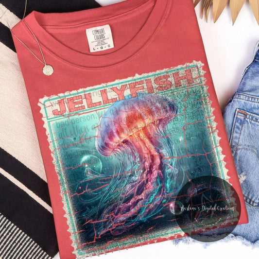 Jellyfish Stamp CPC