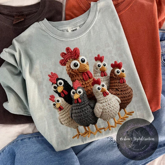 Knit Chickens Yarn CPC