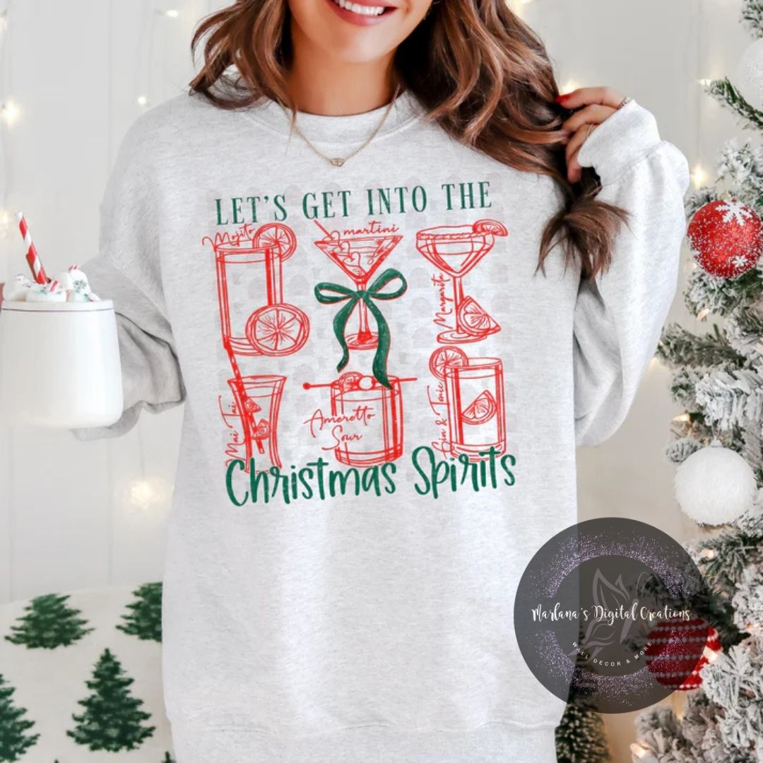 Let's Get Into The Christmas Spirits CPC