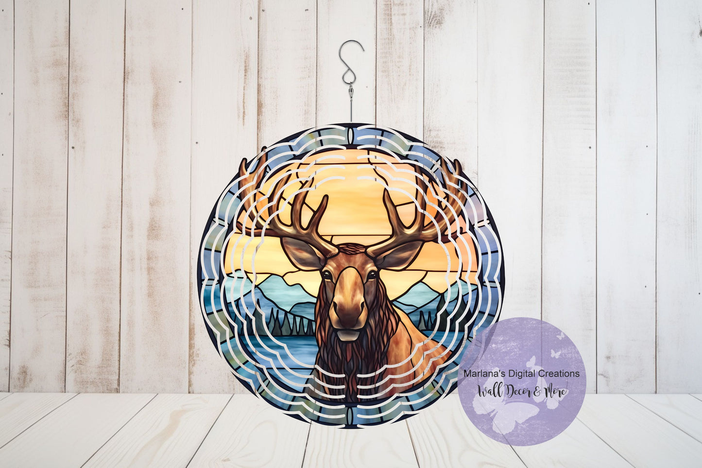 Moose 243 - 6" Wind Spinner