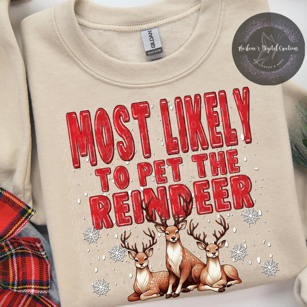 Most Likely To Pet The Reindeer CPC