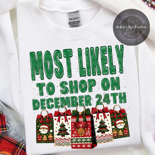 Most Likely To Shop On December 24th CPC