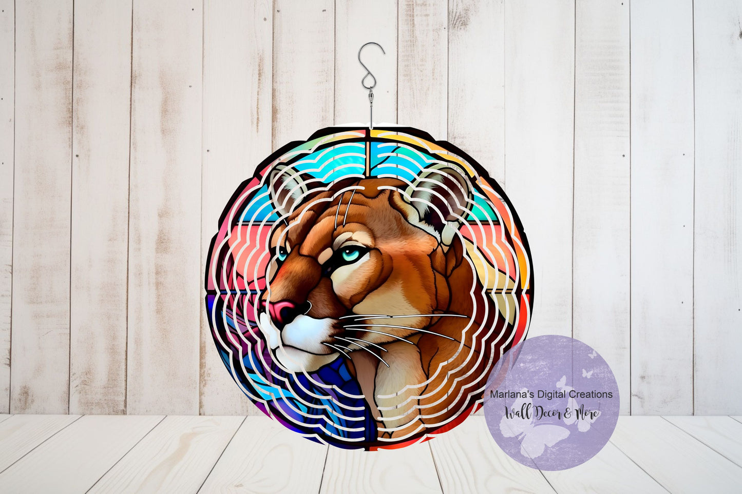 Mountain Lion 343 - 6" Wind Spinner