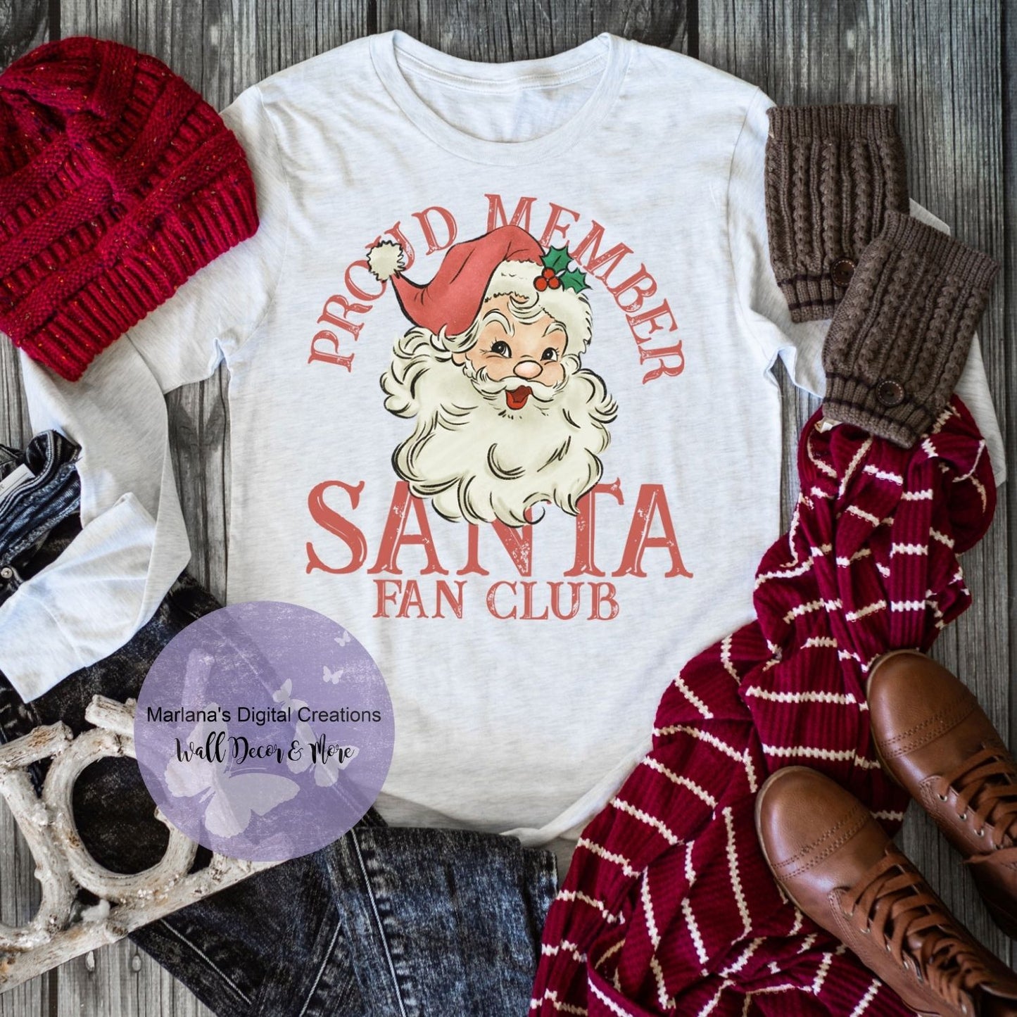 Proud Member Santa Fan Club HMD