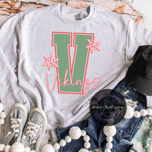 Vikings And Snowflakes HMD