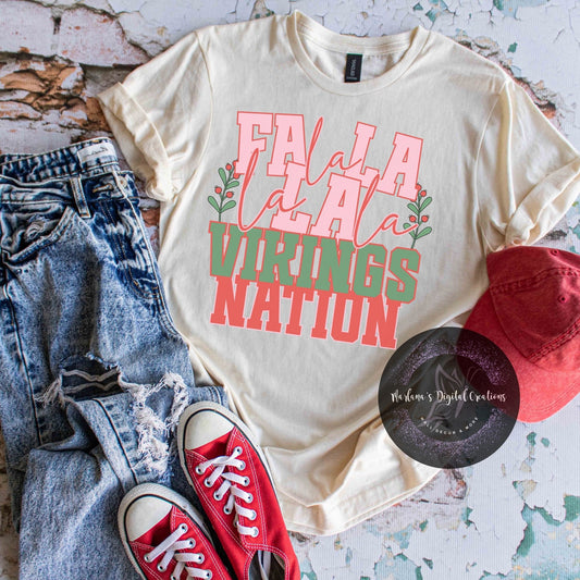 Fa La La La La Vikings Nation HMD