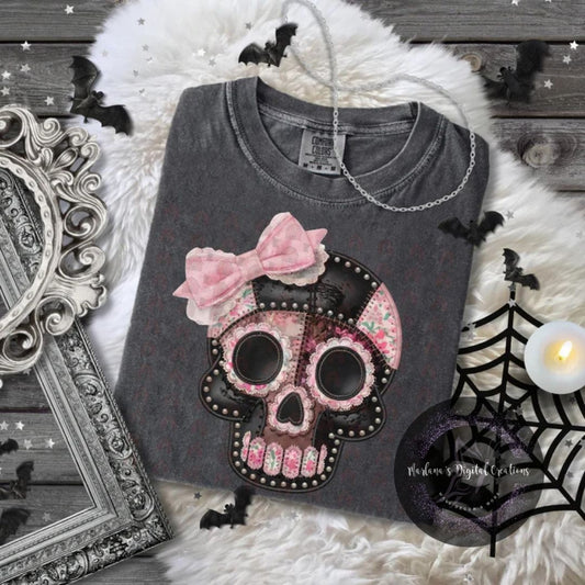 Patchwork Leather Skull CPC