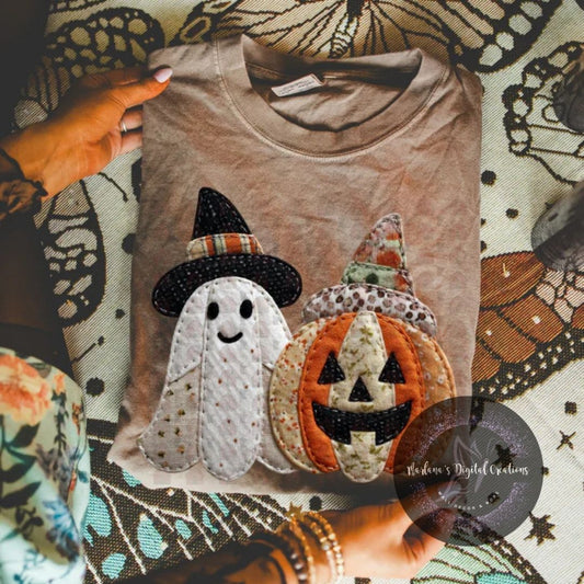 Patchwork Pumpkin & Ghost CPC