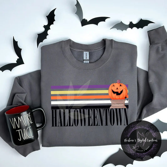 Halloweentown Retro Stripe CPC