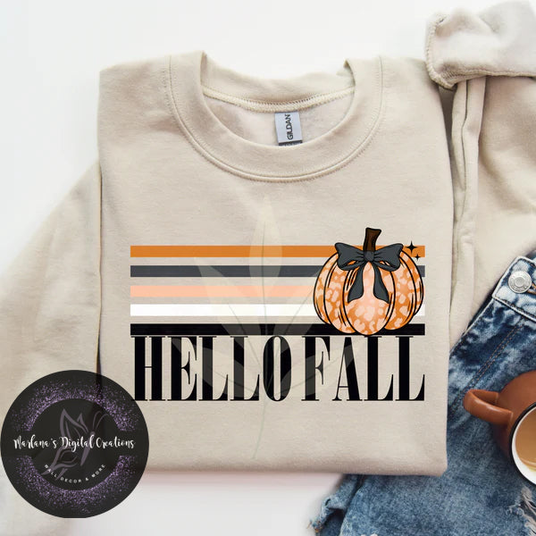 Hello Fall Retro Stripe CPC