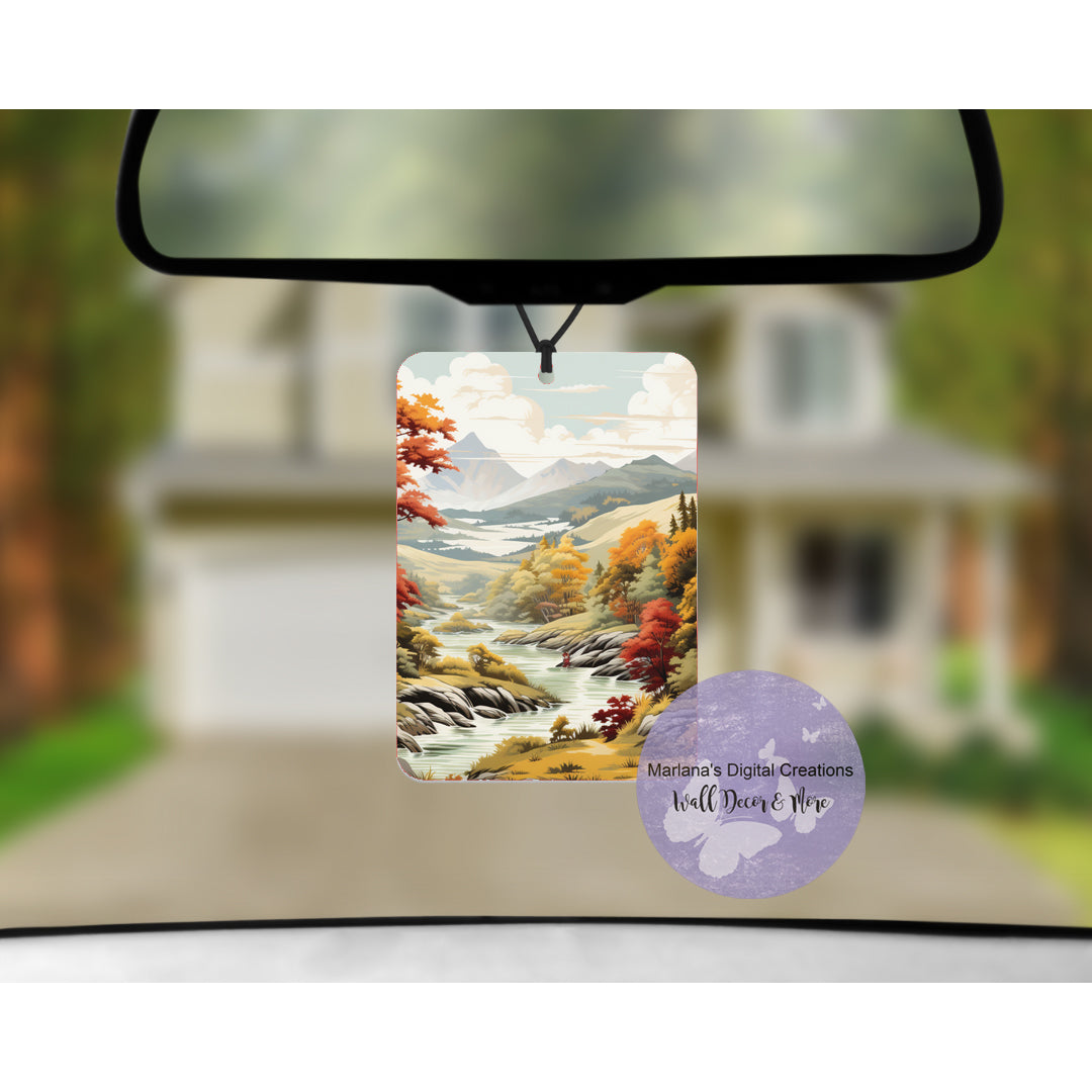 River Scene 40 Car Freshener