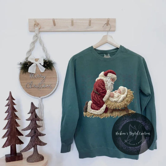 Santa And Jesus Latch Hook Yarn CPC