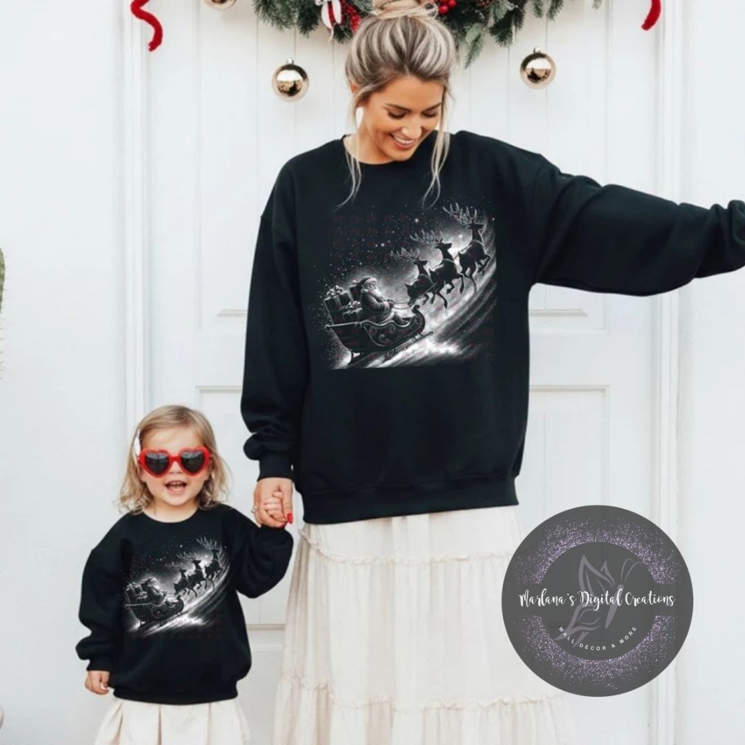 Santa Sleighride Christmas CPC