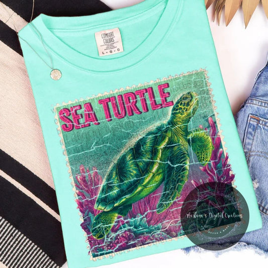 Sea Turtle Stamp CPC