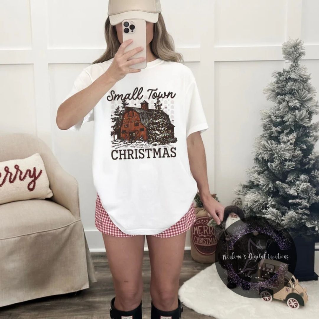 Small Town Christmas Barn CPC
