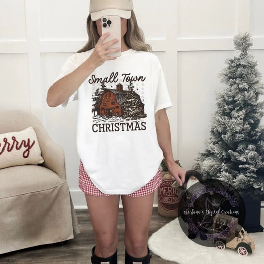 Small Town Christmas Barn CPC